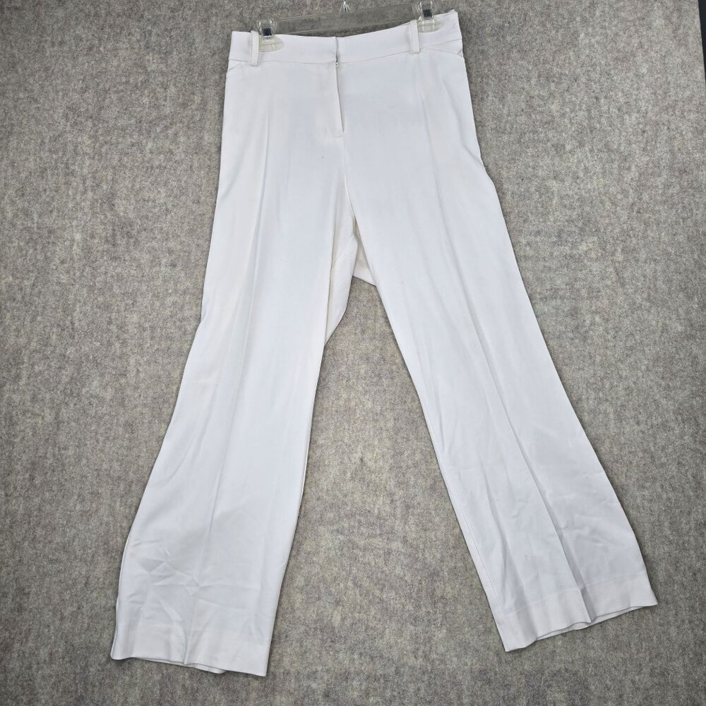 Worthington Woman White Wide Leg Pants Modern Fit Size 18W